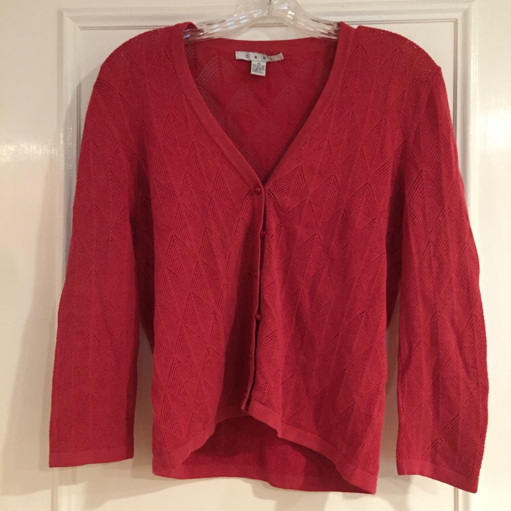 CAbi lightweight Vneck cardigan